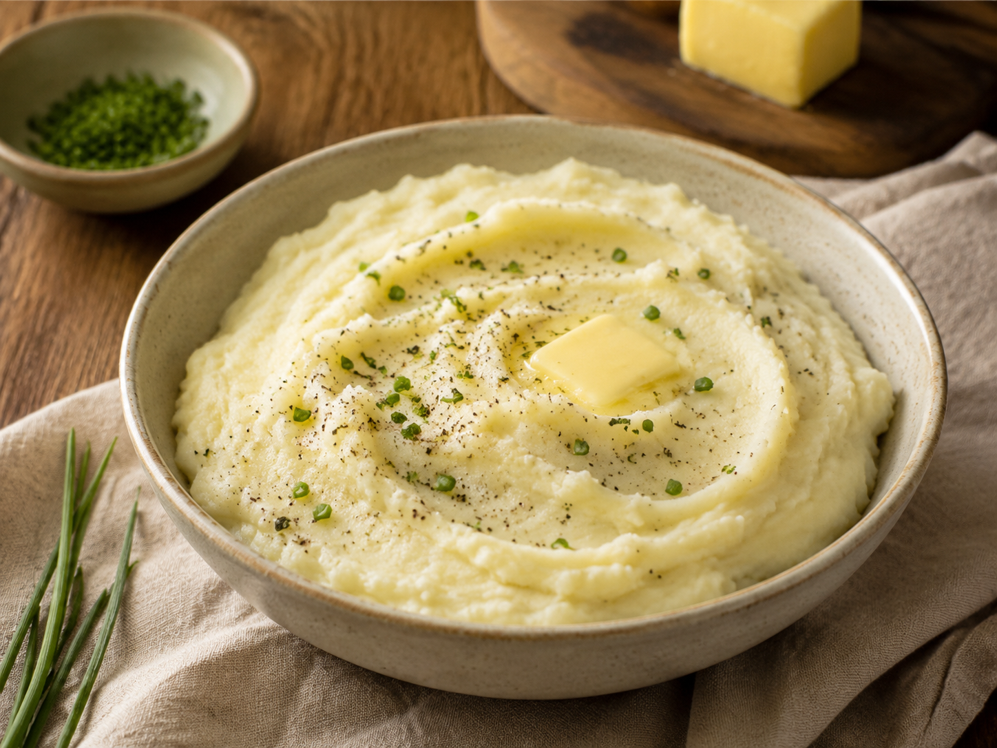 Turnip and Potato Mash prepared with garden-fresh turnips
